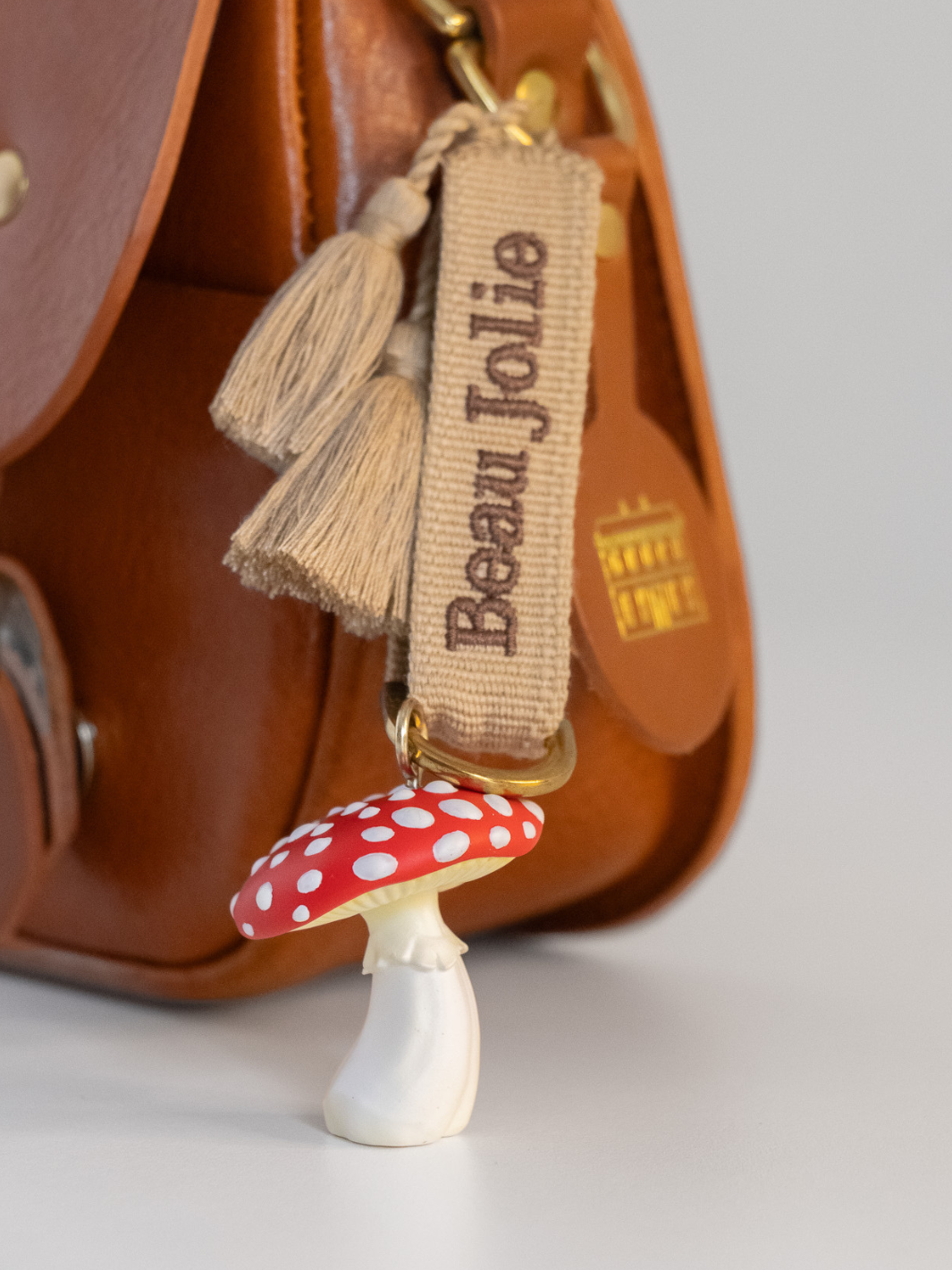 Toadstool Bijoux On Toffee & Chocolate Lanyard