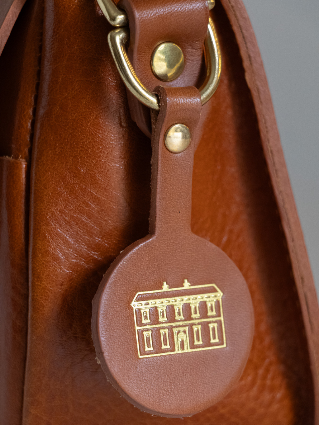 Beau Jolie Cross Body Satchel With Gold