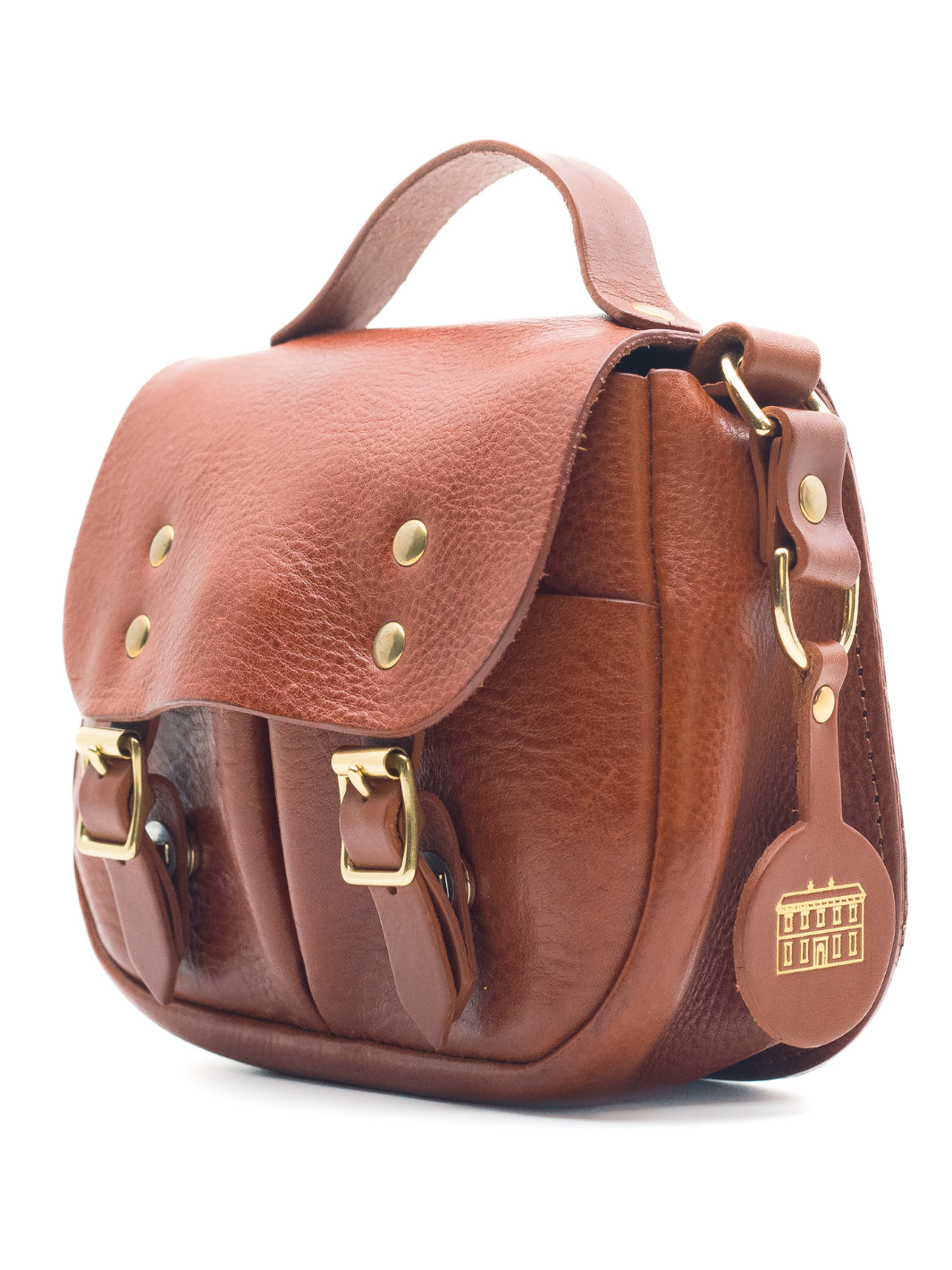 Beau Jolie Cross Body Satchel With Gold