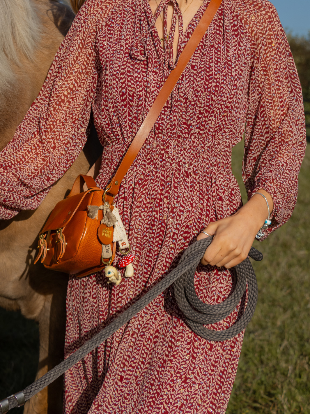 Lapin Bijoux On Toffee & Chocolate Lanyard