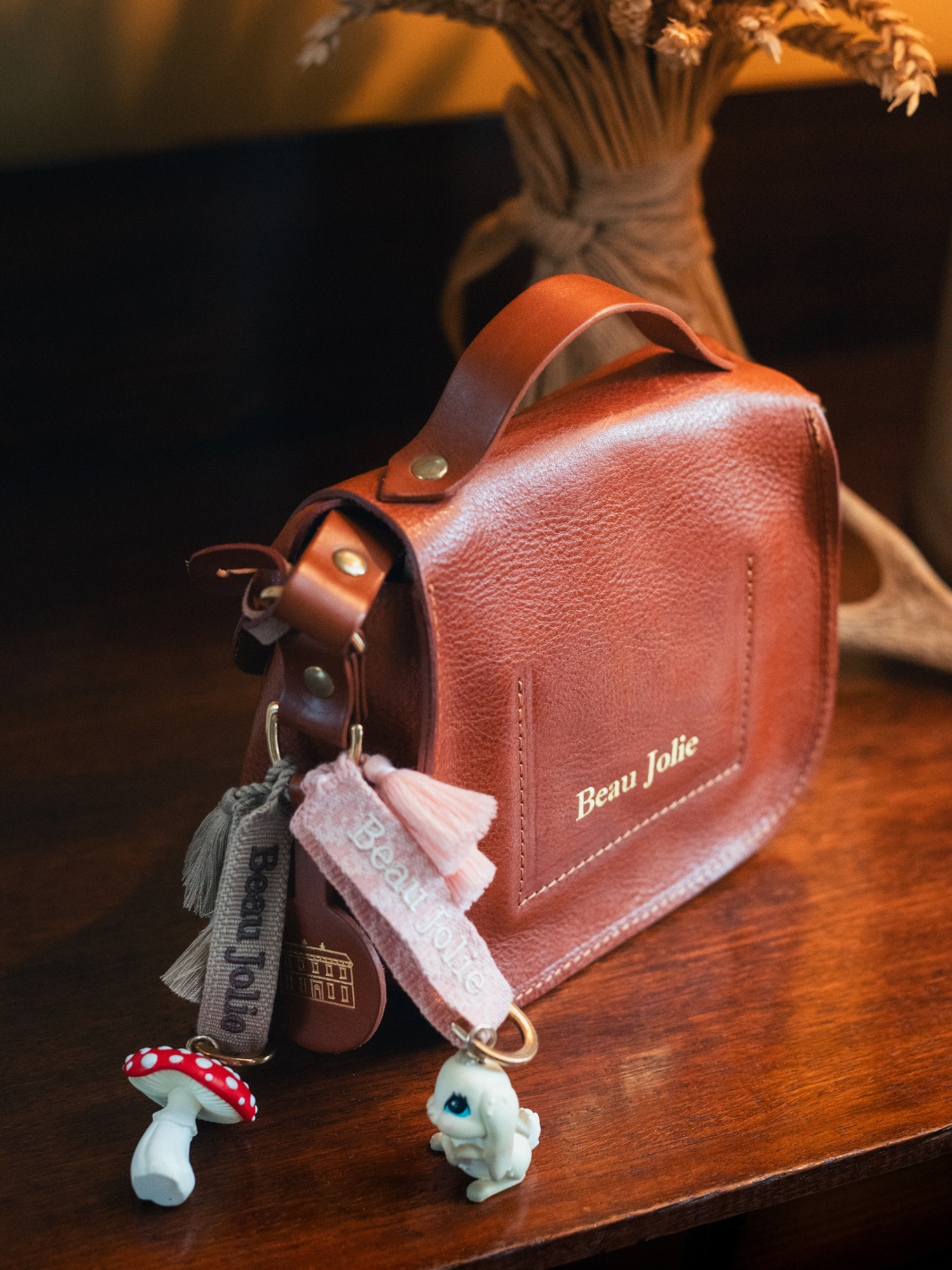 Toadstool Bijoux On Toffee & Chocolate Lanyard