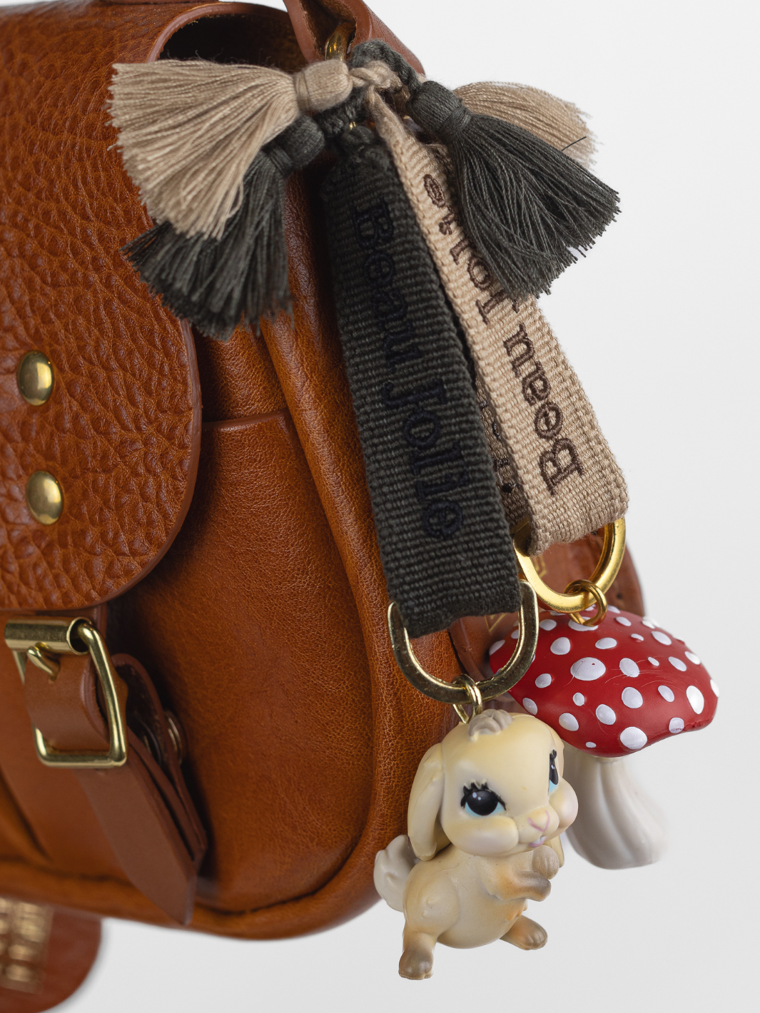 Lapin Bijoux On Forest Green Lanyard