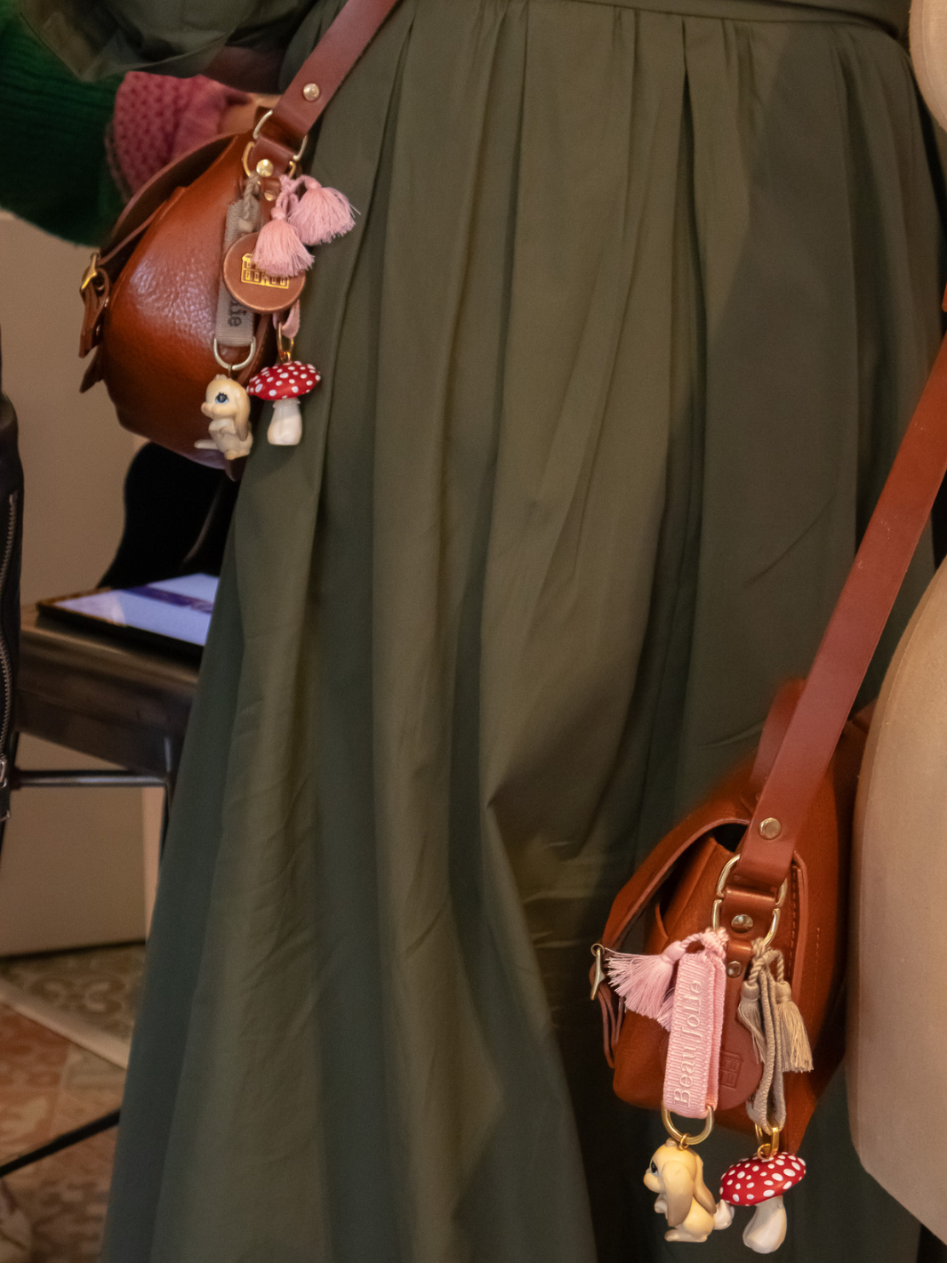 Toadstool Bijoux On Soft Blossom Pink Lanyard