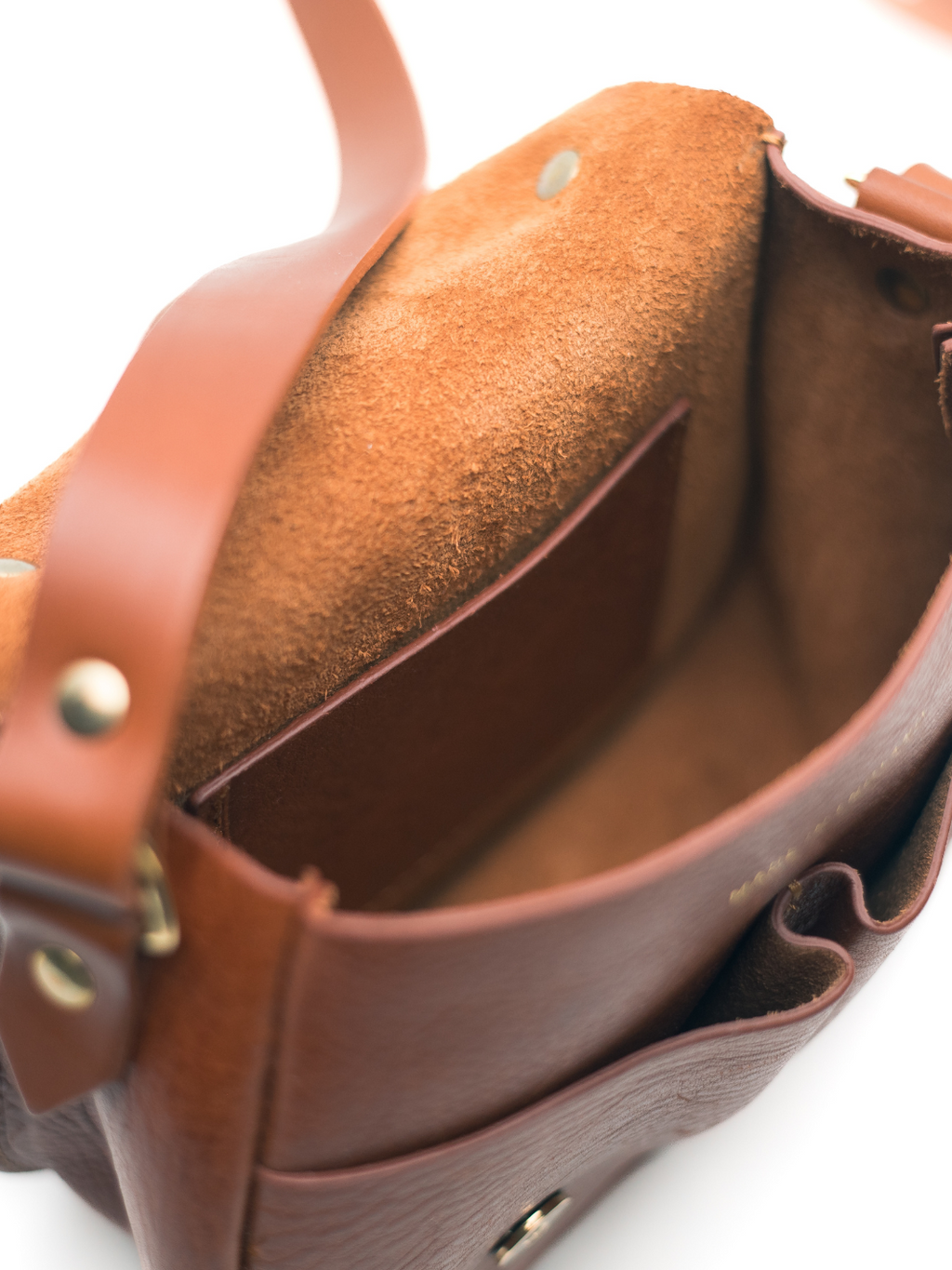 Beau Jolie Cross Body Satchel With Gold