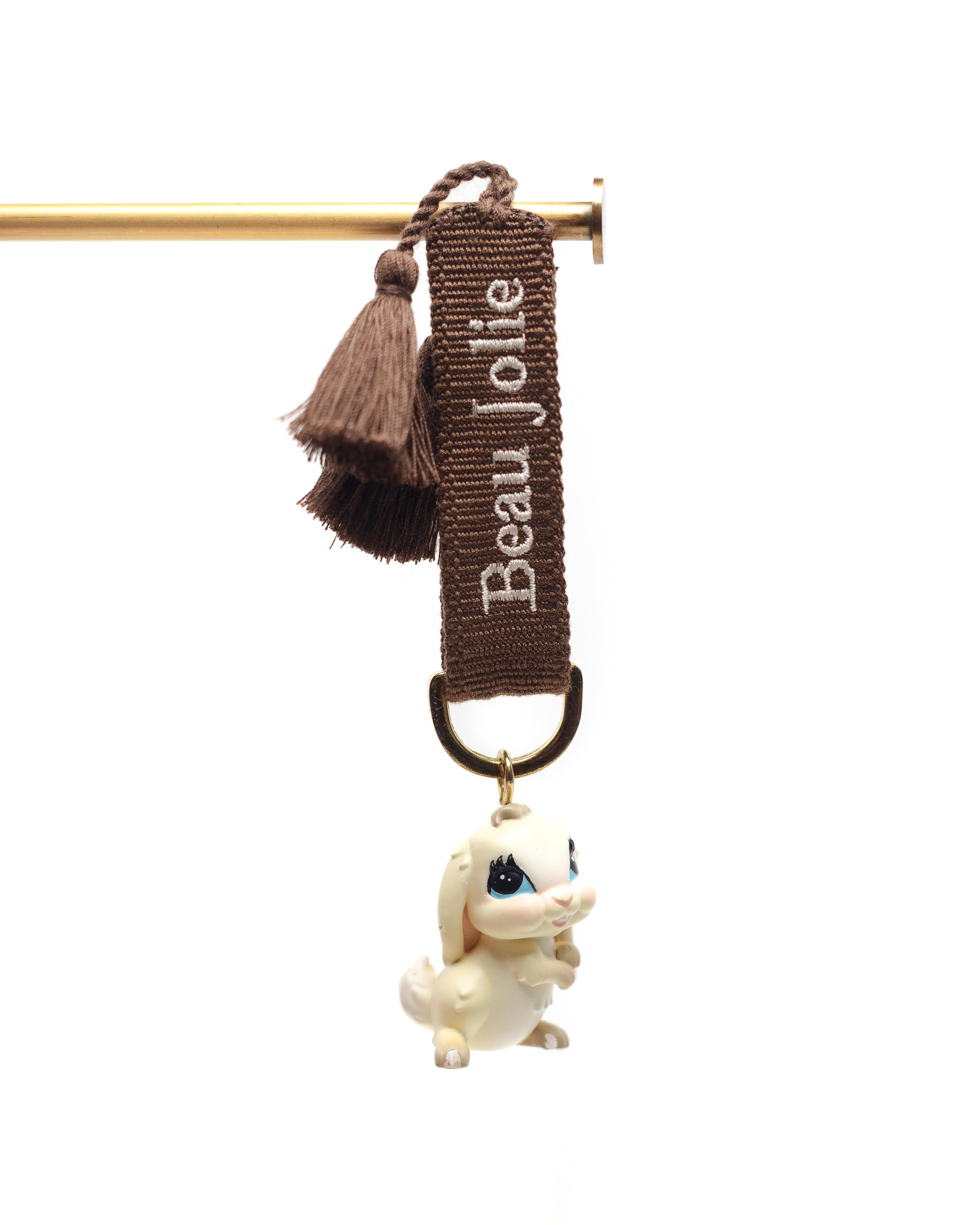 Lapin Bijoux On Chocolate & Ivory Lanyard