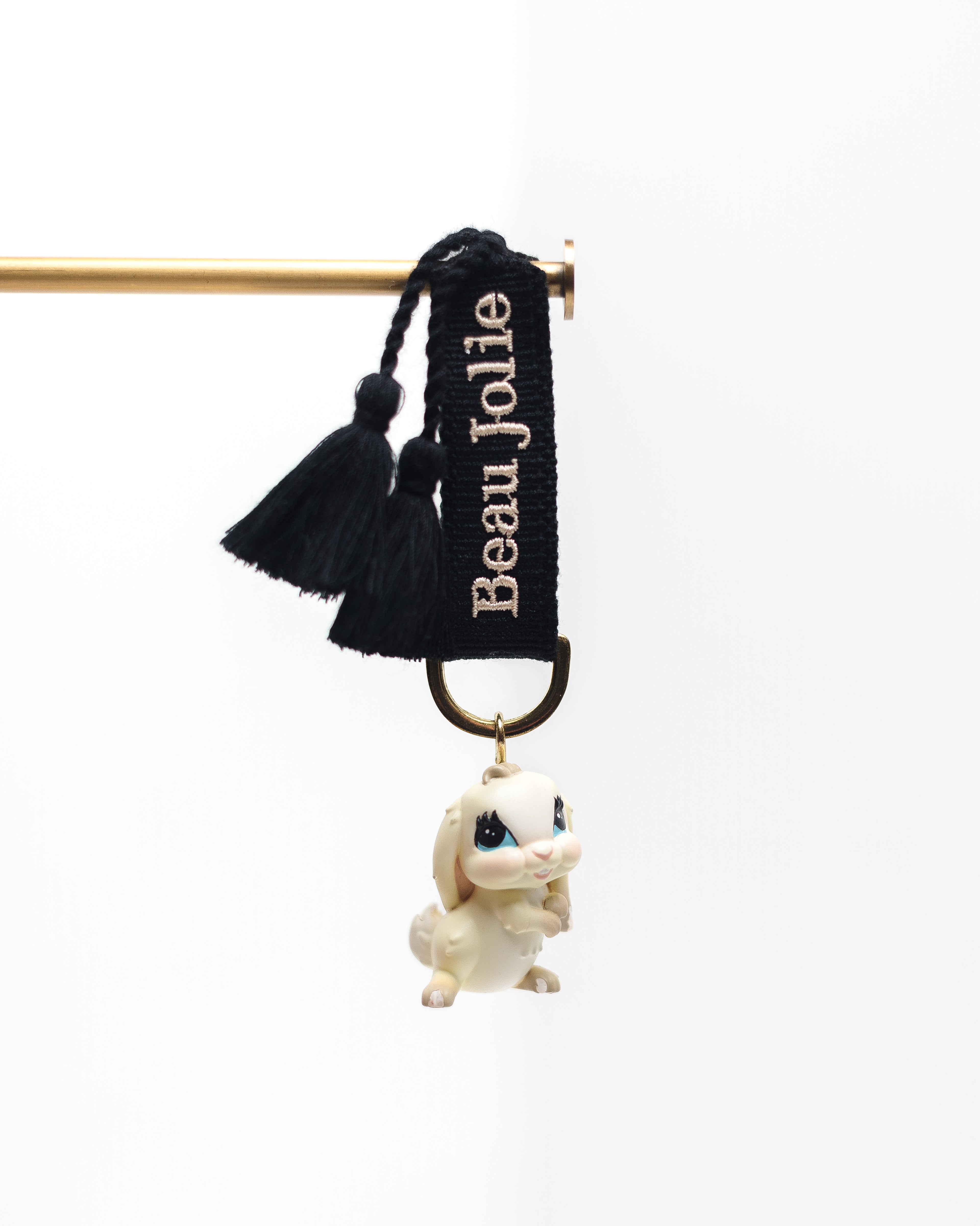 Lapin Bijoux On Moonlit Noir & Ivory Lanyard